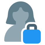 Locking the profile of a single user isolated on a white background icon