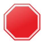 emoji del segnale di stop icon