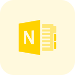 Microsoft OneNote is a computer program for free-form information gathering and multi-user collaboration icon