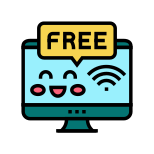 Free WiFi icon