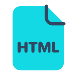 Tipo di file HTML icon