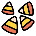 Candy corn icon