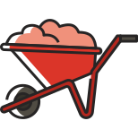 Wheelbarrow icon