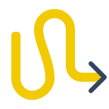 squiggly arrow icon