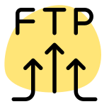 FTP application for data uploading from multiple sources icon