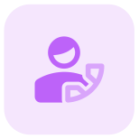 Calling a contact for services and other works icon