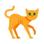 gato delgado icon