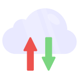 Transfert de données en nuage icon