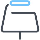 램프가 있는 연단 icon