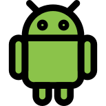 Android a mobile operating system developed by Google icon