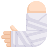 Broken arm icon