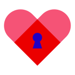 Heart Keyhole icon