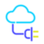 Соединение облачного хранилища данных icon