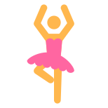 Ballerina-Ganzkörper icon