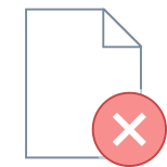 Delete File icon