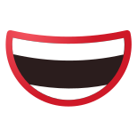 Bouche souriante icon