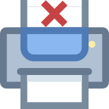 Drucker ohne Papier icon