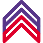 Military triple badge stripes for high ranking officers icon