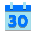 Kalender 30 icon