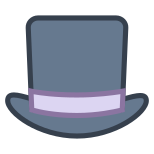 Sombrero de copa icon