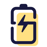bateria de carga média icon