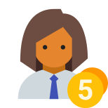 Saleswoman Skin Type 4 icon