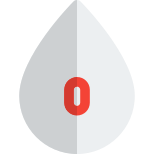 Rare type of blood with o negative icon