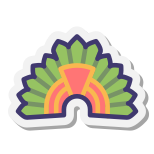 Copricapo azteco icon