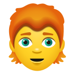 사람-빨간 머리 icon