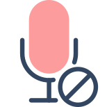 Bloque micrófono icon