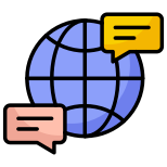 Global communication icon