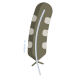 Great Spotted Woodpecker Feather icon