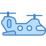 helicóptero doble icon