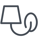 lámpara de pared icon