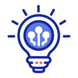 smart bulb icon