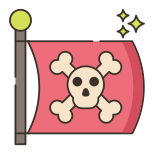 Pirate Flag icon