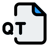 QT an audio format specifies how data in an audio stream is arranged icon