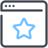 Starred Webpage icon