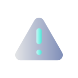 Triangle Shaped Caution icon