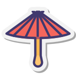 Guarda-chuva japonês icon