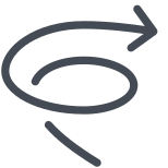 회 전자 화살표 icon
