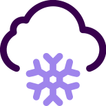 Cloud Snowflake icon