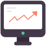 Data Growth icon