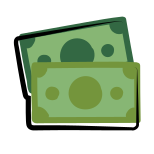 Notas de dinheiro icon