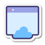 창 구름 icon