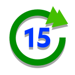 Skip Ahead 15 Seconds icon