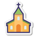 Iglesia de ciudad icon