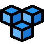 Cubic structure as a Logotype for installation package file in operating system icon