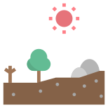 外部干旱可持续森林管理平坦平坦geotatah icon