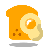 揚げた卵のサンドイッチ icon